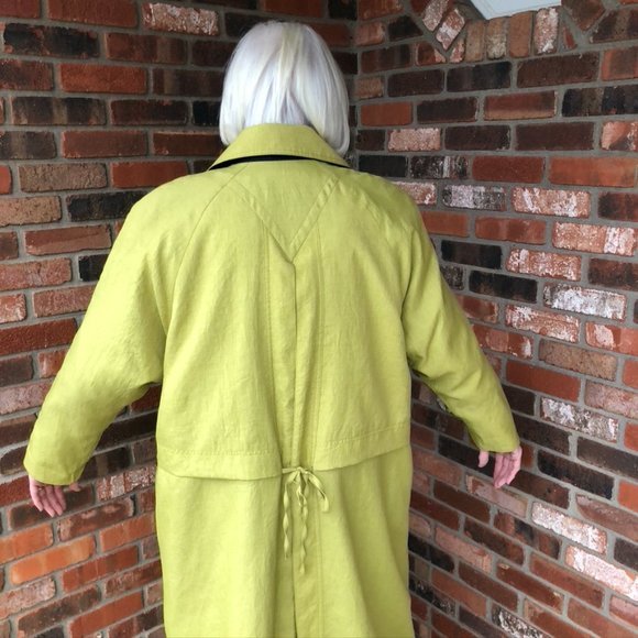 VINTAGE J. GALLERY TRENCH COAT NEW - Picture 4 of 11